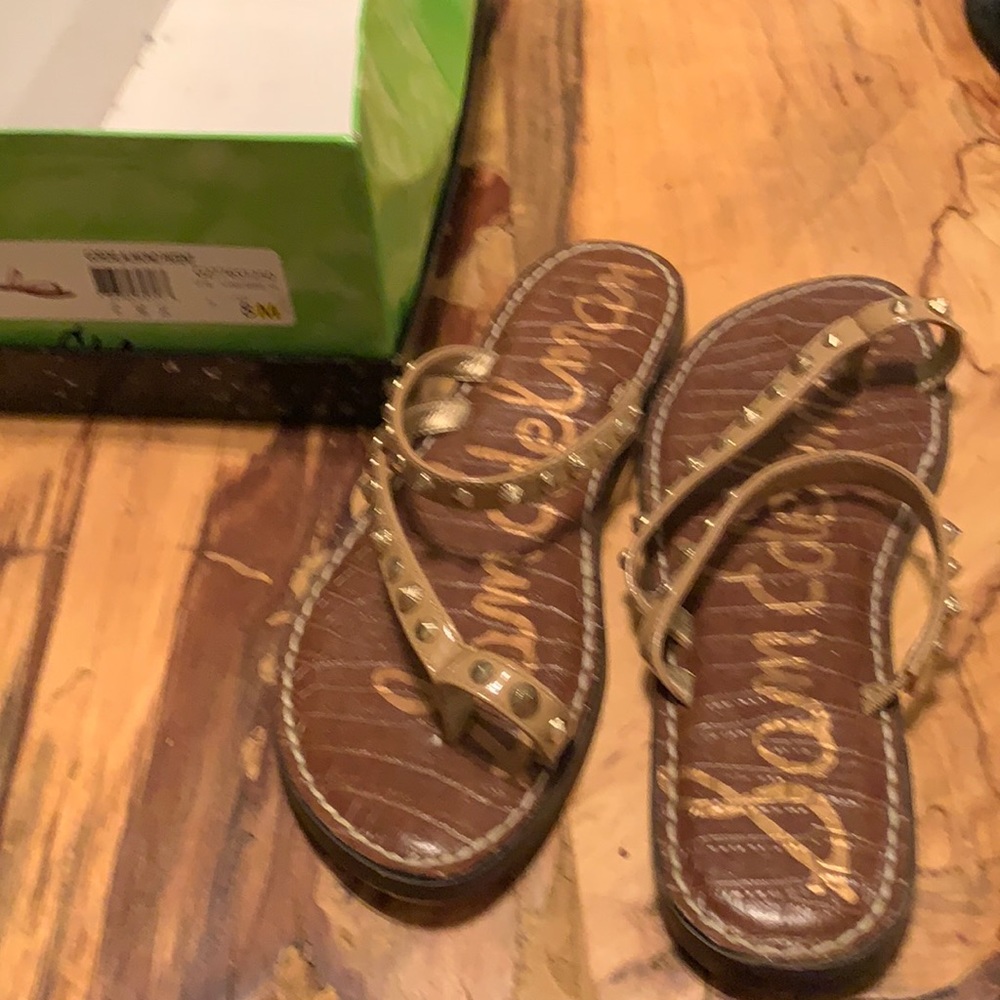 Leather sandals size 8